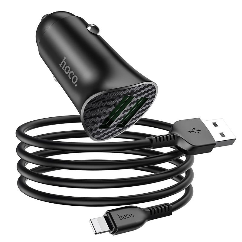 hoco-z39-autos-gyorstolto-2usb-port-lightning-kabel-1m-kabelhossz-usb-30-max-18w-fekete_4.jpg