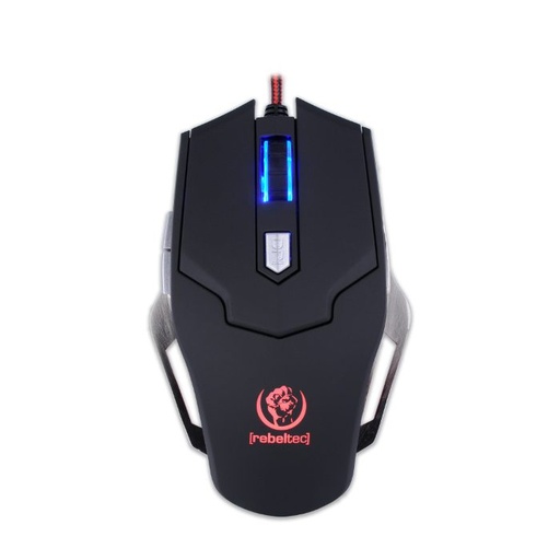 Rebeltec FALCON gaming egér, optikai, 2400 dpi, 1,8M kábelhossz, 6 gombos
