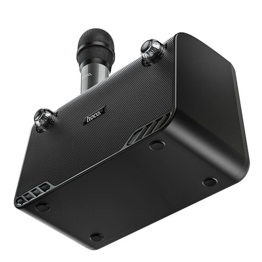Hoco BS41 vezeték nélküli hangszóró, BT V5.0, 2400mAh, TF, USB, AUX playback, mikrofon bemenet, vezeték nélküli mikrofonnal, feh