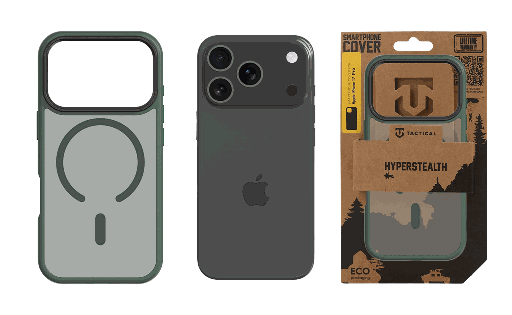Apple iPhone 17 Pro / Apple iPhone 18 Pro Tactical MagForce Hyperstealth 2.0 hátlap tok (Zöld)