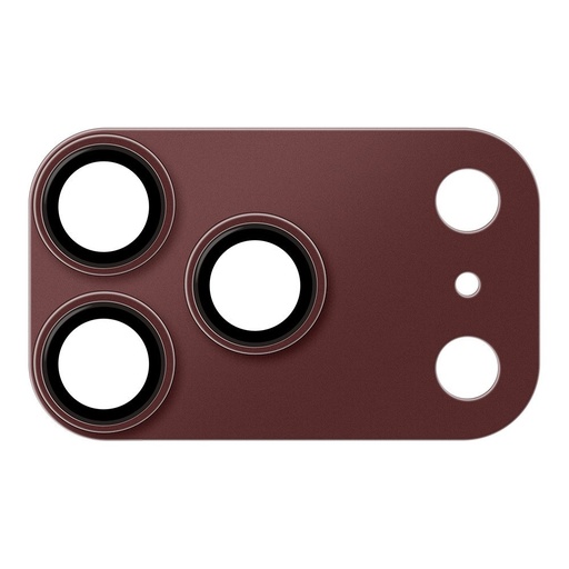 Apple iPhone 18 Pro OBAL:ME Camera Lens Glass kamera sziget védőüveg (Mélycseresznye)