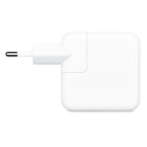 Apple duplatportos USB-C hálózati gyorstöltő (Fehér) - 35W (MW2K3)