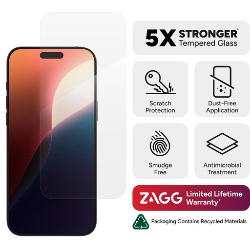 Apple iPhone 16 Pro Max ZAGG InvisibleShield Glass Elite kijelzővédő üvegfólia