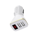Borofone BZ11 autós töltő (2xUSB port), LED állapotjelző,5V 2,1A, fehér