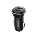 Hoco Z1 2.1A autós töltő 2xUSB port, Fekete