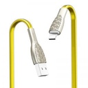 Hoco U52 1.2M cink ötvözet PVC lightning kábel, arany