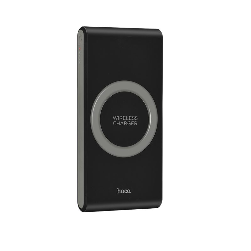 Hoco B32 power bank (vezeték nélküli töltés), 8000 mAh, 2,1A, fekete