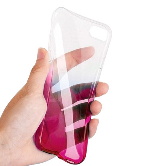 Huawei Y6 2018 ombre hátlap tok (Pink)