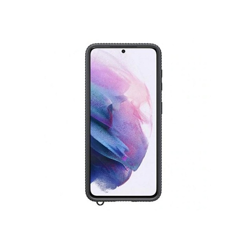 Samsung Galaxy S21+ Kemény átlátszó tok (Fekete)