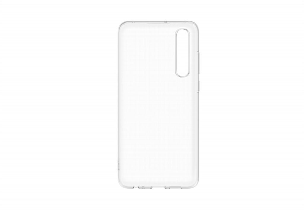 Huawei P30 protective silicone gyári hátlap tok (Átlátszó)