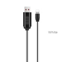 Hoco U29 LED kijelzős & időzítővel lightning kábel (LED kijelző, időzítő), fehér