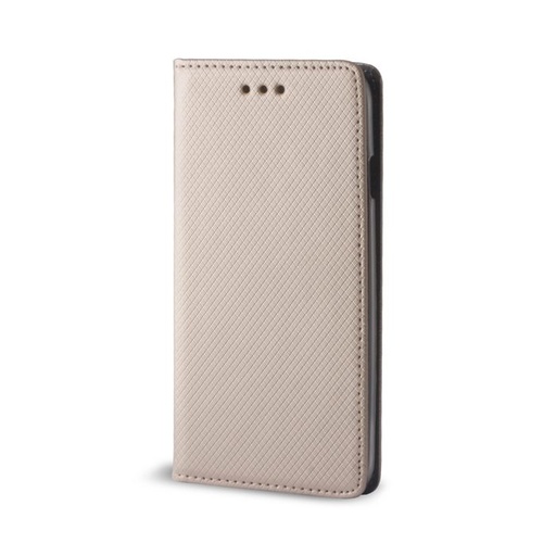 Huawei P9 Lite 2017 smart magnet mágneses notesz tok, arany
