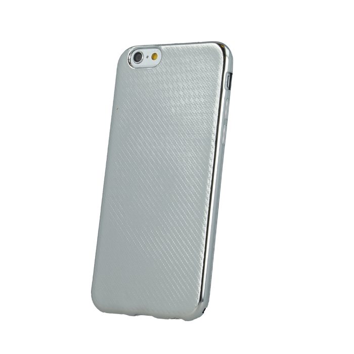 Samsung Galaxy S8 Plus elegance carbon hátlap tok (Ezüst)