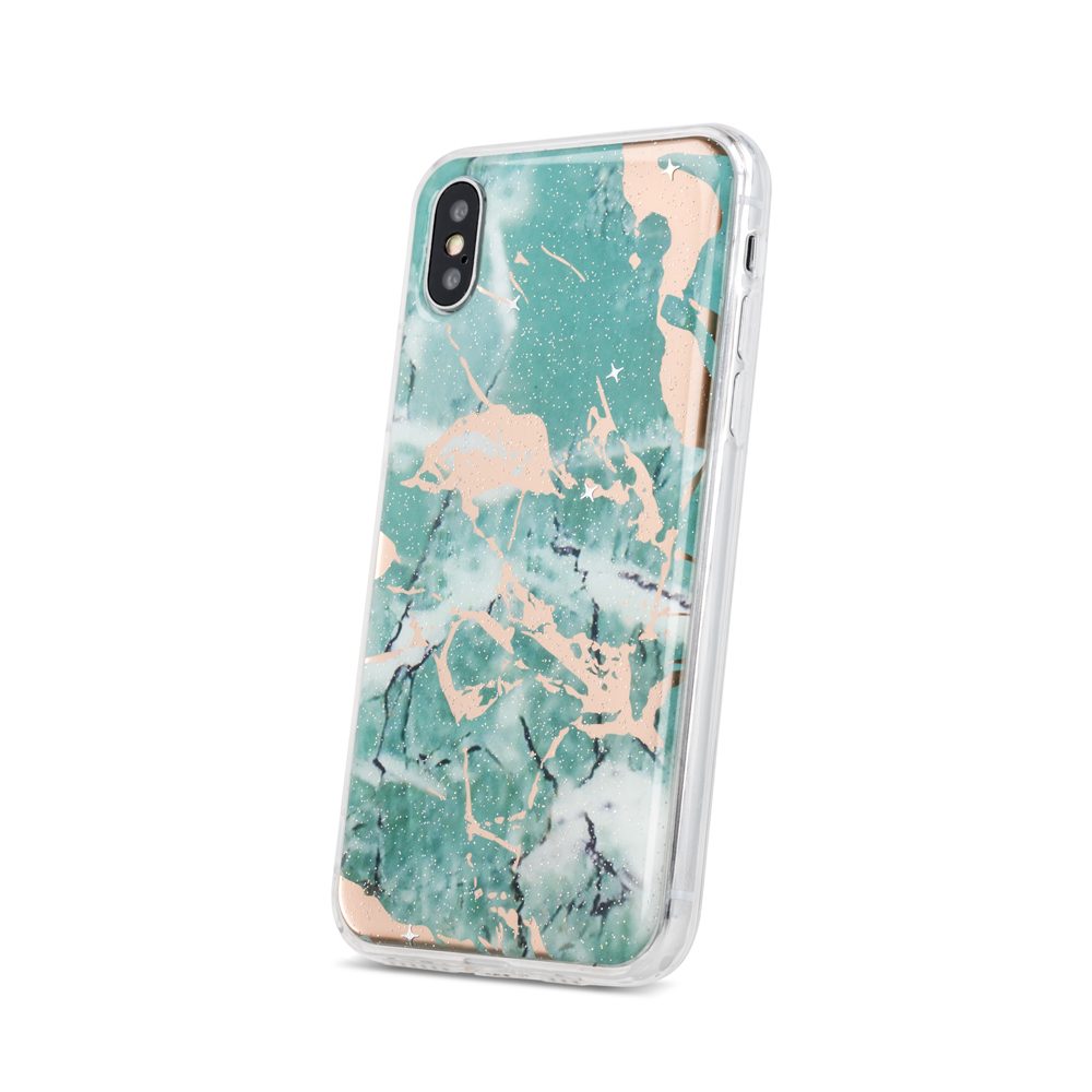 Huawei P30 marmur hátlap tok (Zöld)