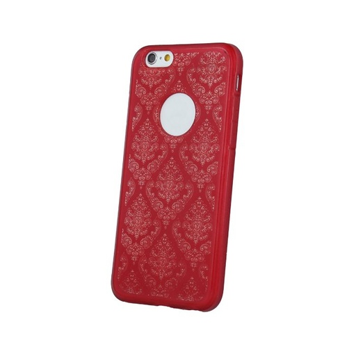 Huawei P10 Lite ornament hátlap tok, piros