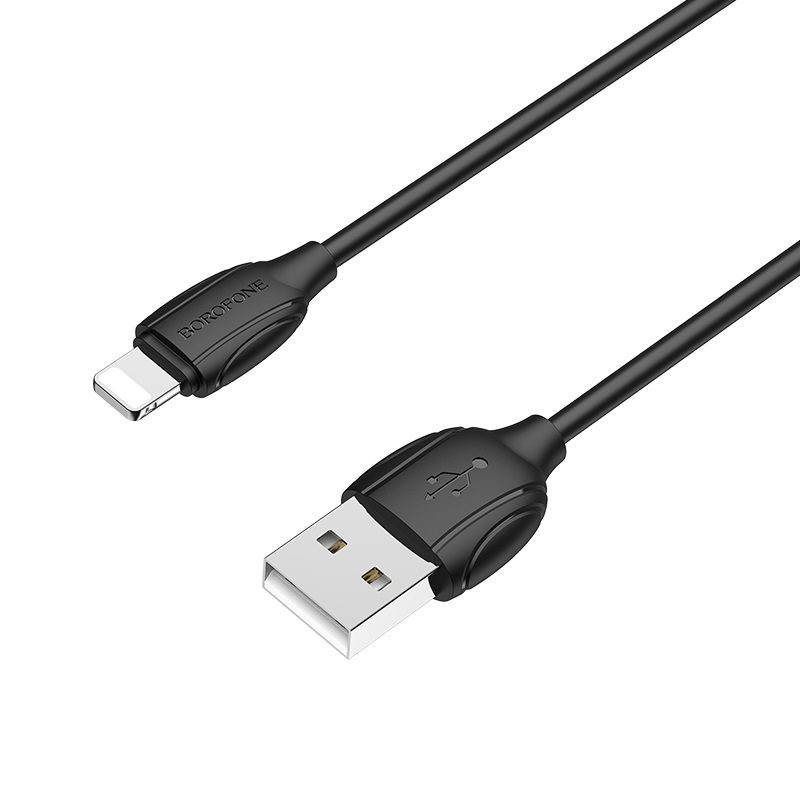 Borofone BX19 lightning kábel, 1m, fekete