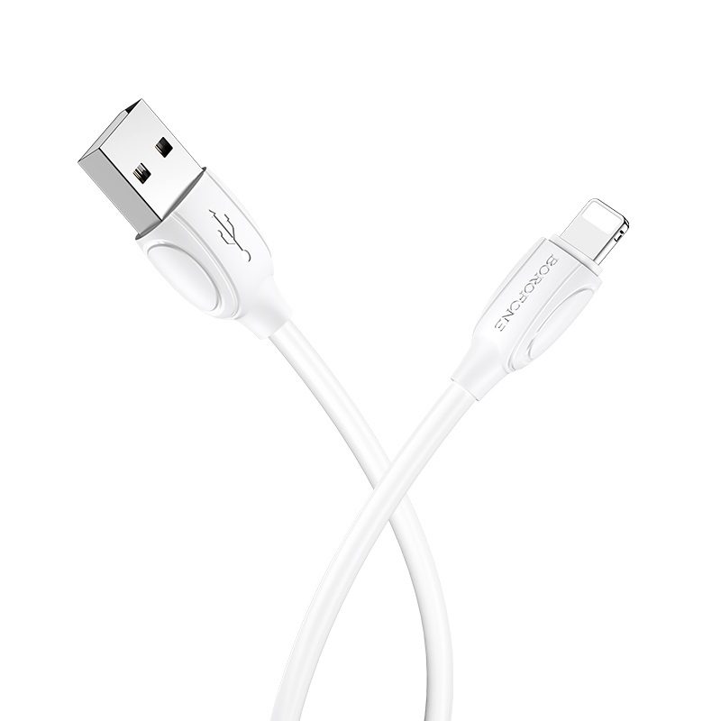 Borofone BX19 lightning kábel, 1m, fehér