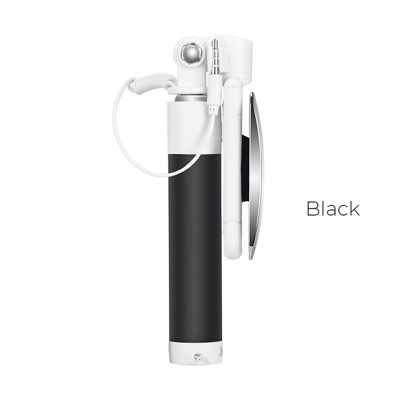 Hoco K2 vezetékes selfie bot, Fekete
