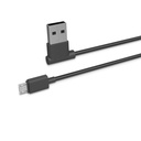 Hoco UPM10 microUSB kábel (L alakú), 1,2m, fehér