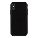 Huawei P20 Lite carbon glass hátlap tok (Fekete)