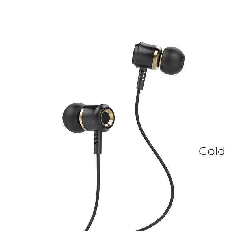 Hoco M46 headset (jack 3,5mm) mikrofonos, arany