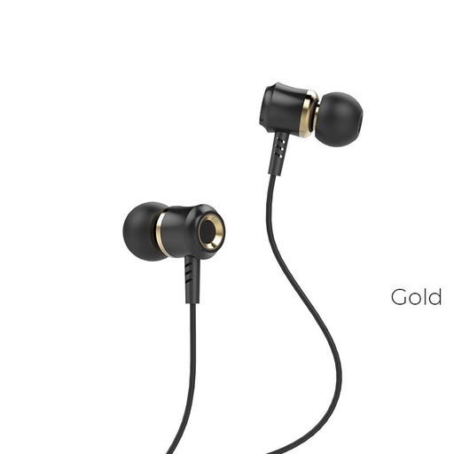 Hoco M46 headset (jack 3,5mm) mikrofonos, arany