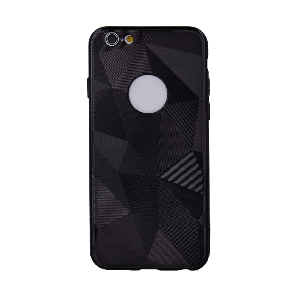 Samsung Galaxy A70 geometric matt hátlap tok (Fekete)