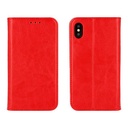Huawei P30 eredeti bőr notesz tok (Piros)
