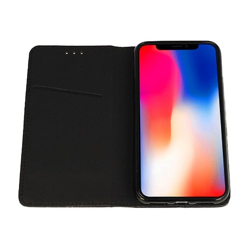 Apple iPhone 11 smart book mágneses notesz tok (Fekete)