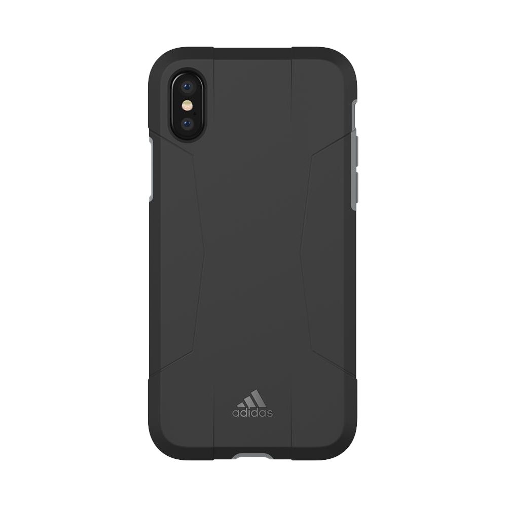 Apple iPhone X/ XS Adidas solo prémium hátlap tok, (Fekete)