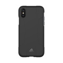 Apple iPhone X/ XS Adidas solo prémium hátlap tok, (Fekete)