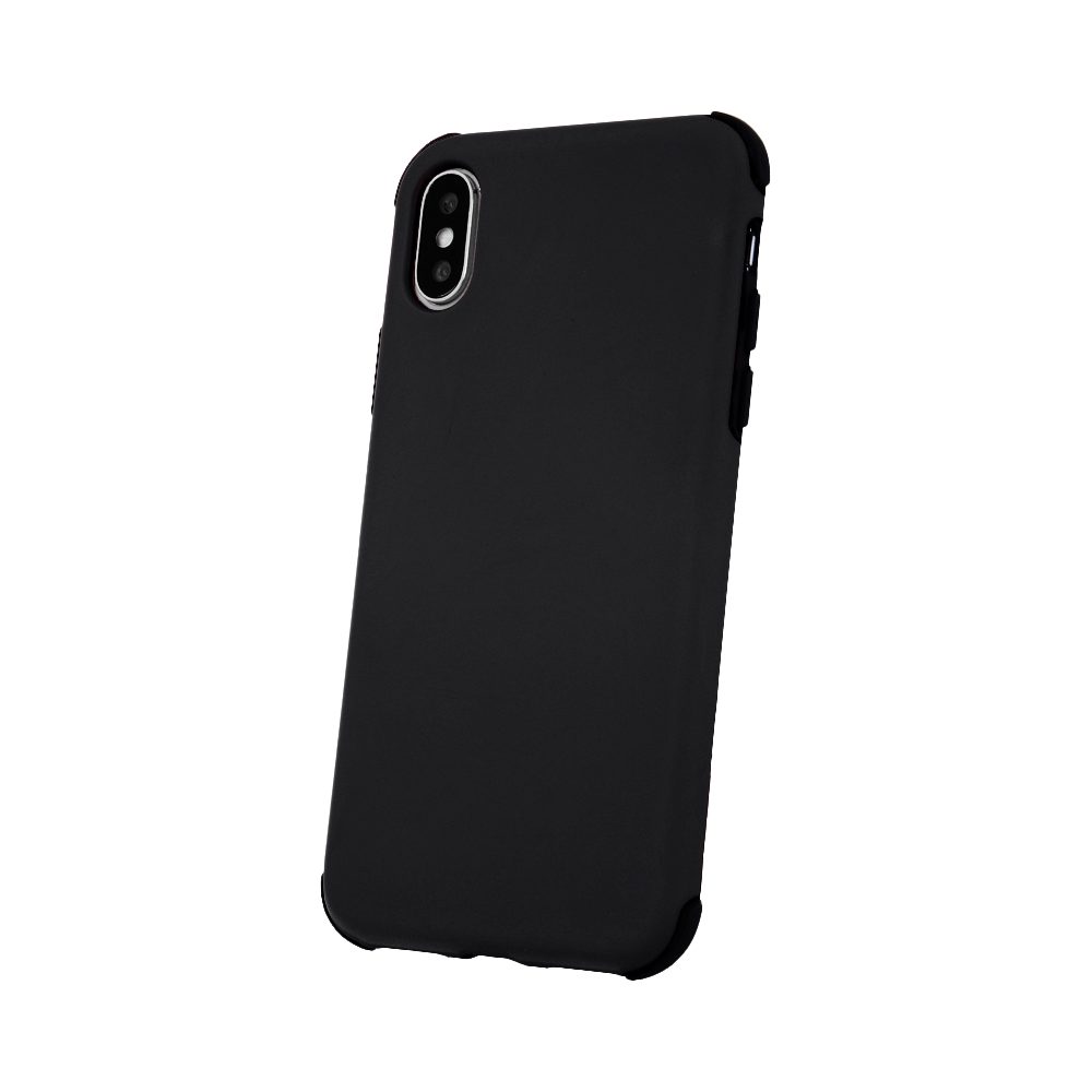 Samsung Galaxy A10 defender rubber ütésálló hátlap tok (Fekete)