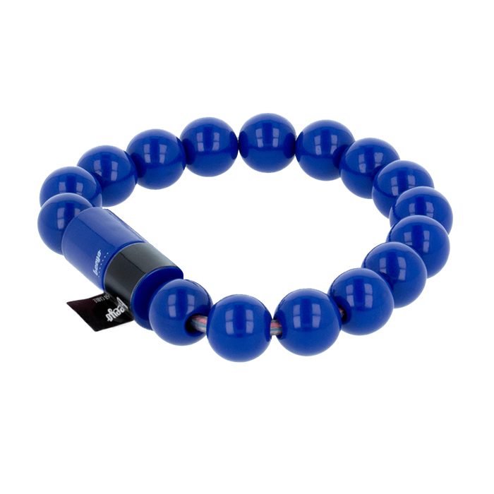 Beeyo karkötő microUSB kábel, tengerkék
