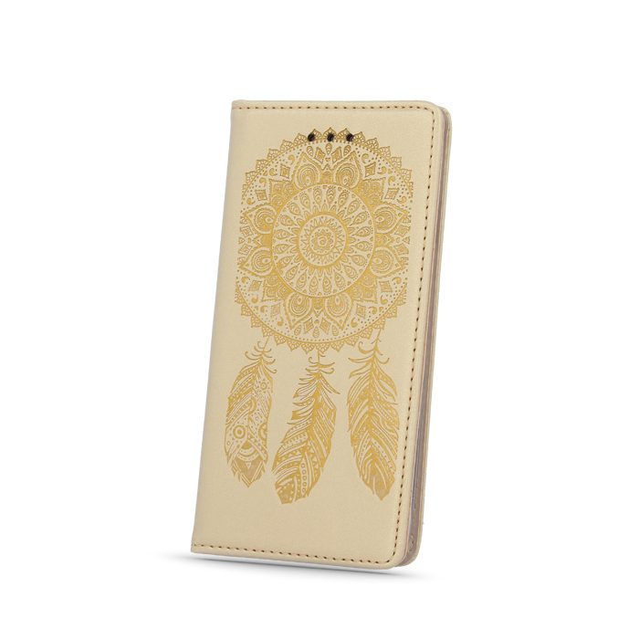 Apple iPhone 6/ 6S smart stamp Dreamcatcher mágneses notesz tok, arany