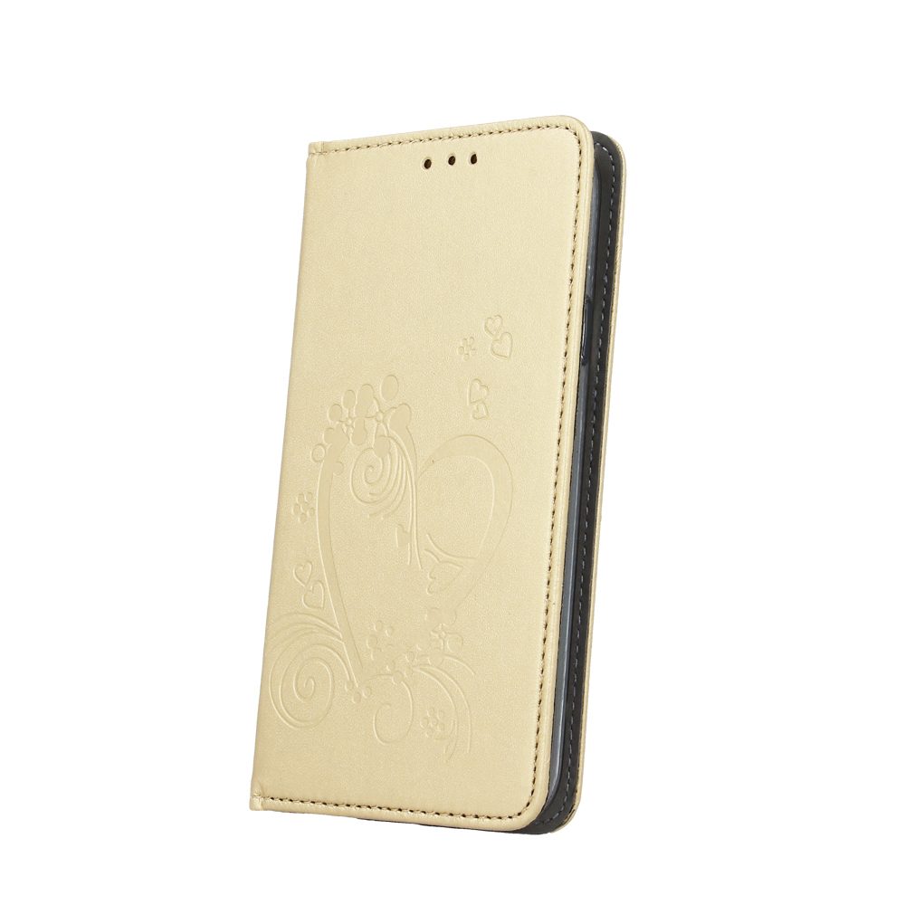 Huawei P10 Lite smart stamp mágneses notesz tok , arany