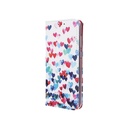 Huawei Mate 20 Lite hearts mágneses notesz tok, szív minta