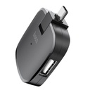 Hoco HB11 HUB, USB-C - 3 USB 2.0, fekete