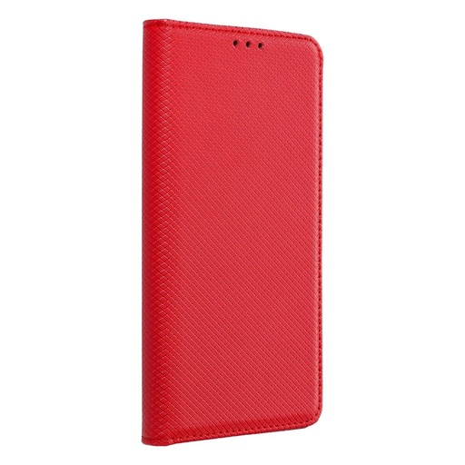 Apple iPhone 12 Pro Max smart magnet mágneses notesz tok, (Piros)