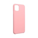 Apple iPhone 11 Pro Max liquid silicone mágneses autós tartó kompatibilis hátlap tok (Pink)