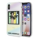 Apple iPhone X / XS Karl Lagerfeld Hard Case California Dreams tok (Fekete) – KLHCPXIRKD