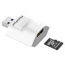 Photofast Android és iOS microSD bővíthető Photocube smart adatmentő, Fehér