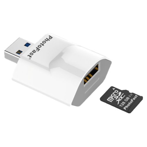 Photofast Android és iOS microSD bővíthető Photocube smart adatmentő, Fehér