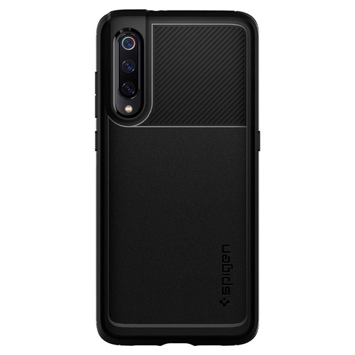 Xiaomi Mi 9 Spigen Rugged armor ütésálló tok (Fekete)