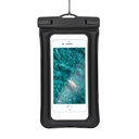 Univerzális méret 70x160mm AIRBAG műanyag záras vízálló tok (Fekete)