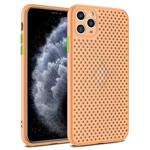 Apple iPhone 11 breath légáteresztő hátlap tok (Rosegold)