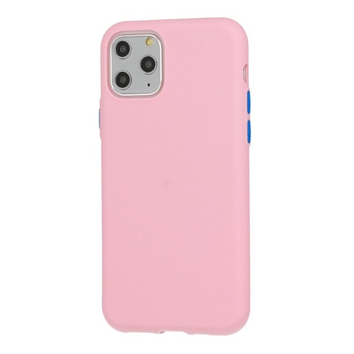 Apple iPhone 11 solid szilikon hátlap tok (Rózsaszín)