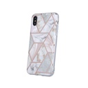 Huawei P30 Lite geometric marmur hátlap tok (Pink)