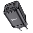 Hoco C84A hálózati töltő (4 USB port), 5V 3,4A, fekete