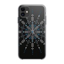 Apple iPhone 12 / iPhone 12 Pro Winter szilikon hátlap tok (Snowflake (Átlátszó))