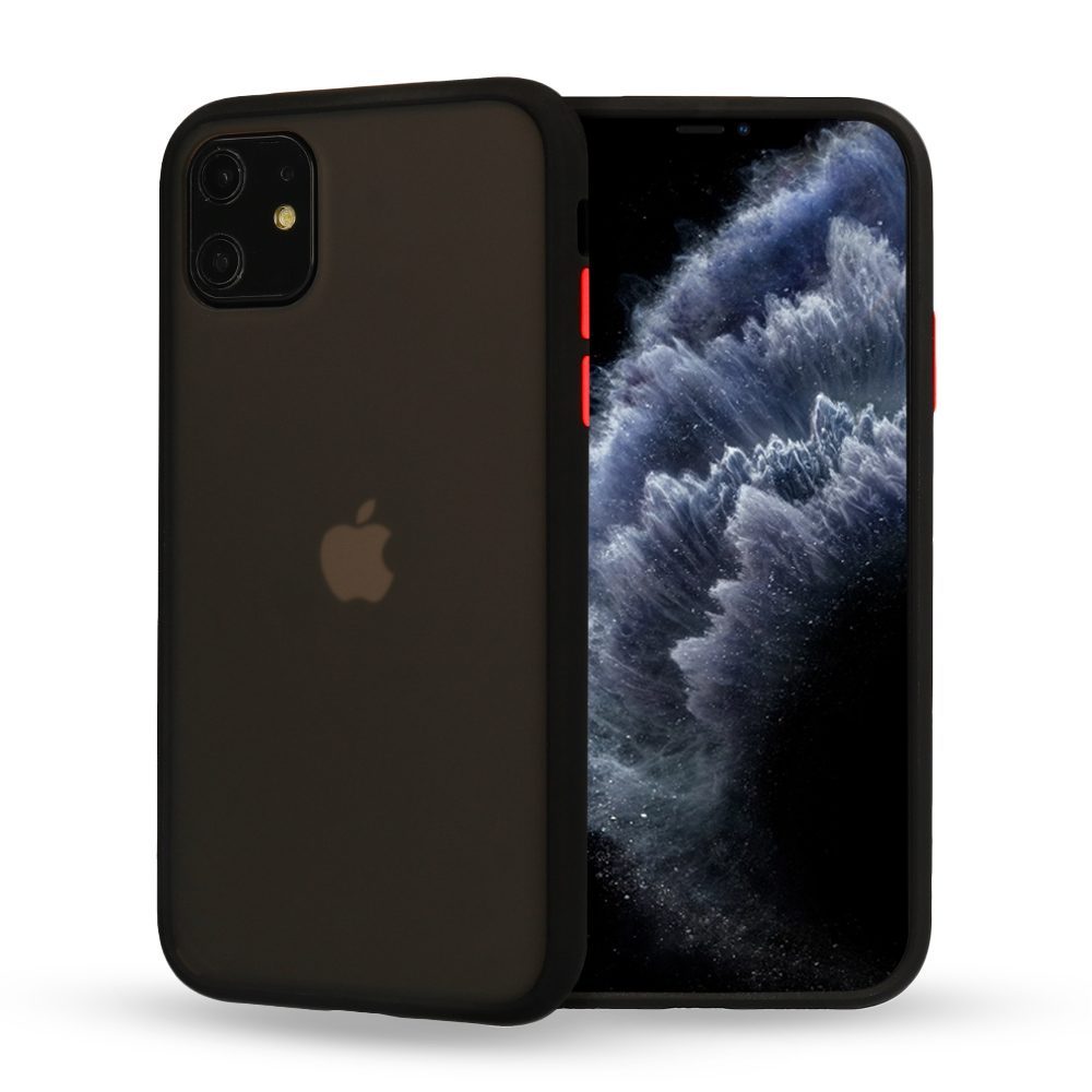 Samsung Galaxy A40S Elephant series üvegfólia teljes kijelzőre, átlátszó (fekete keret)